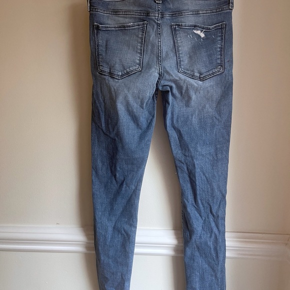 Holding Horses Anthropologie Paint Splatter Skinny Jeans Size 26 - Picture 9 of 9